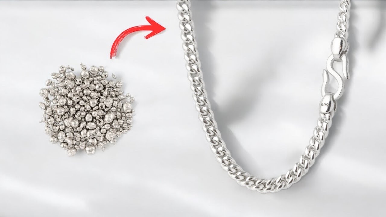 How I Made a Fine 999 Silver Chain with No Soldering!