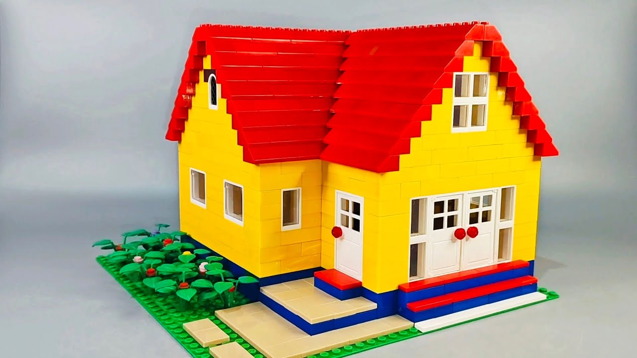 Как построить дом из LEGO | Инструкция по сборке из строительных блоков | Увлекательное занятие с...