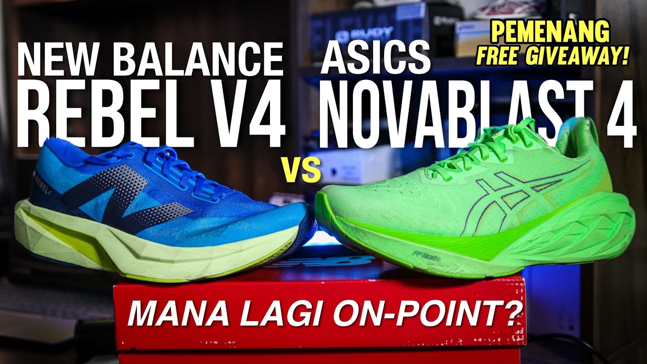 ASICS NOVABLAS 4 vs NEW BALANCE REBEL V4