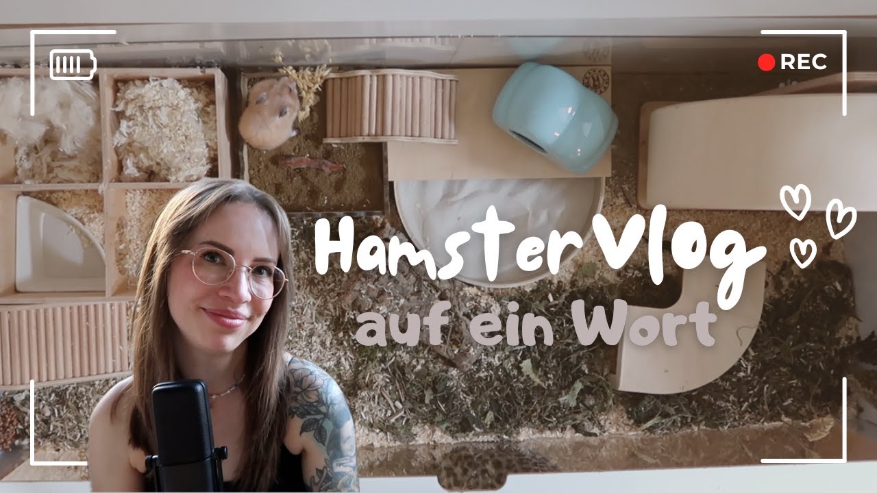 Auf ein Wort: Hamster und Gehege + Teilreinigung Dippers Zuhause | Hamster Vlog