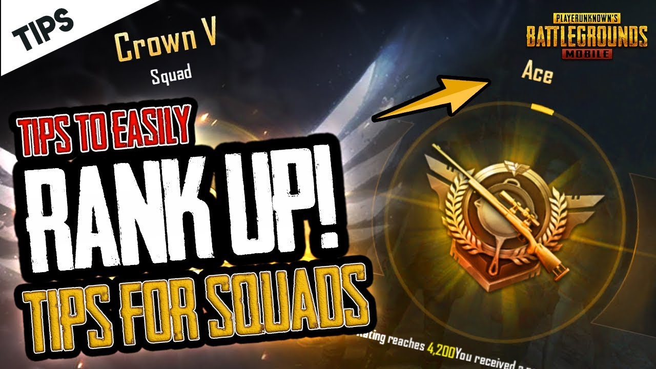 TIPS to EASILY Get HIGH RANK BY YOURSELF in PUBG Mobile Squads