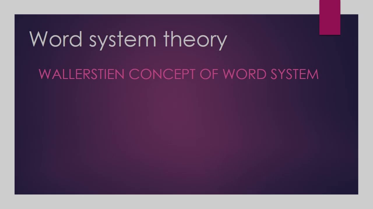 World system theory and Gender development |Gender studies| |CSS| |PMS|