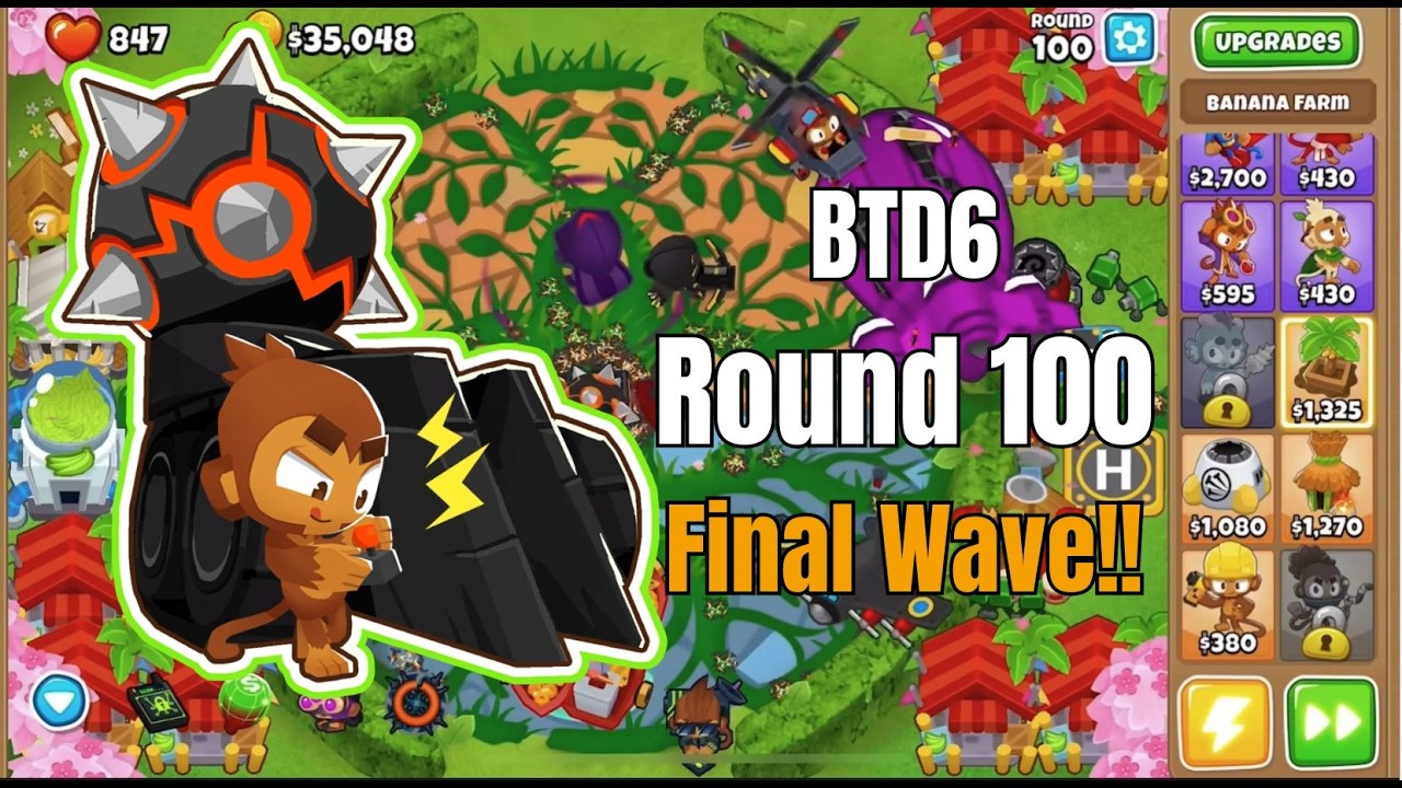 BTD6 Round 100 Final Wave | Clean Clear No Paragon