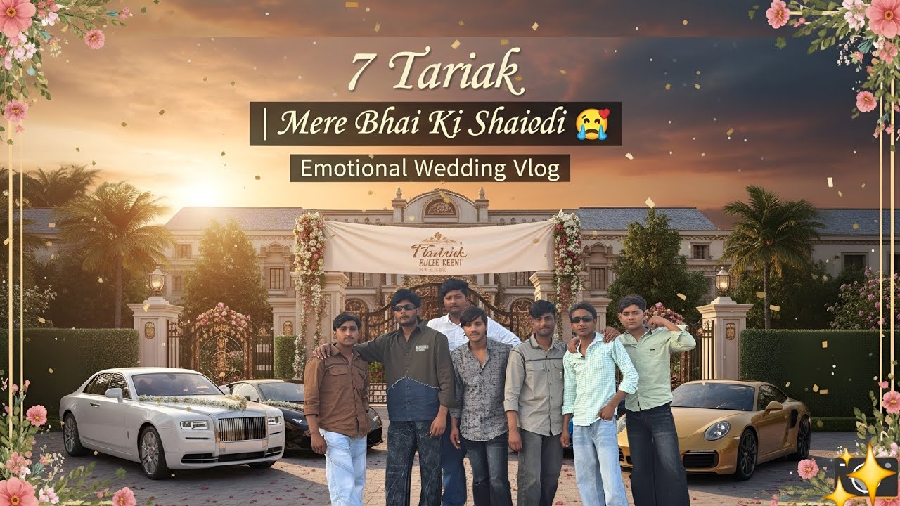 7 Taarik Mere Bhai Ki Shaadi 💍 | Full Wedding Vlog | Dance, Masti & Emotional Moments 🎉