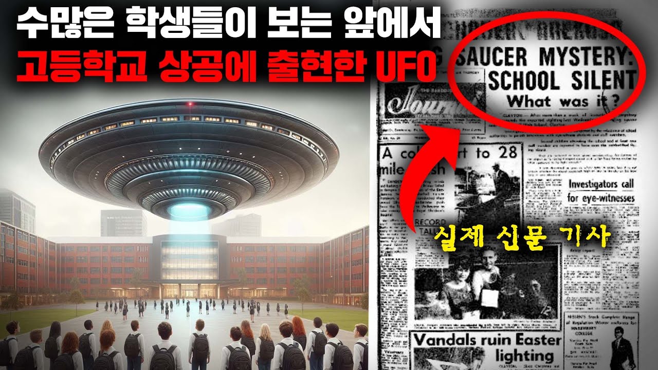 전교생이 동시에 UFO를 목격했던 '웨스톨 고등학교 사건'의 충격적인 전말 [미스터리]