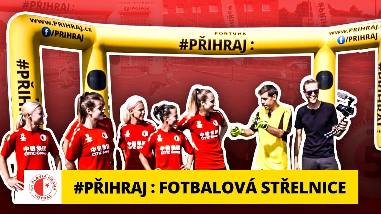 Fotbalová střelnice na Slavii s Bárou Votíkovou a Tomášem Touhou