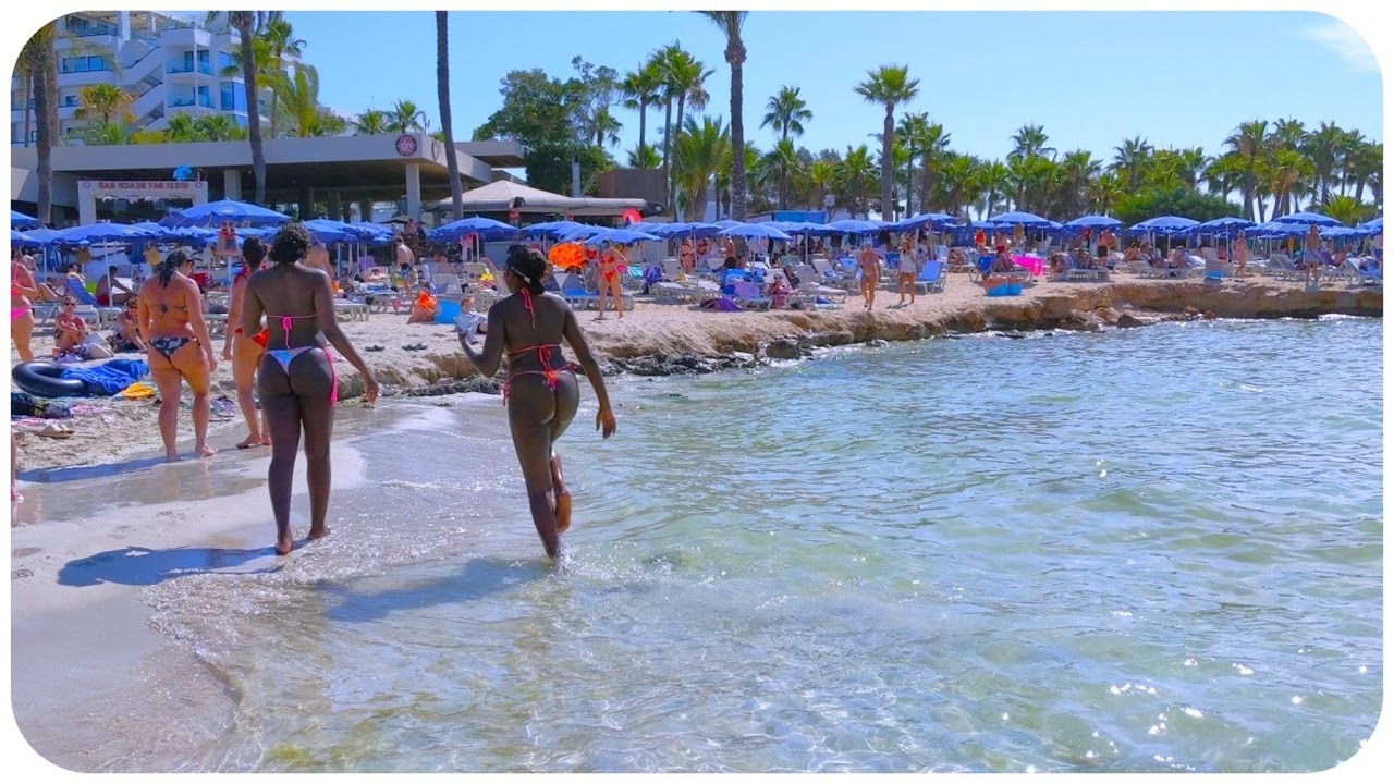 Walking Tour of Nissi Beach | Crystal Clear Water in Ayia Napa, Cyprus