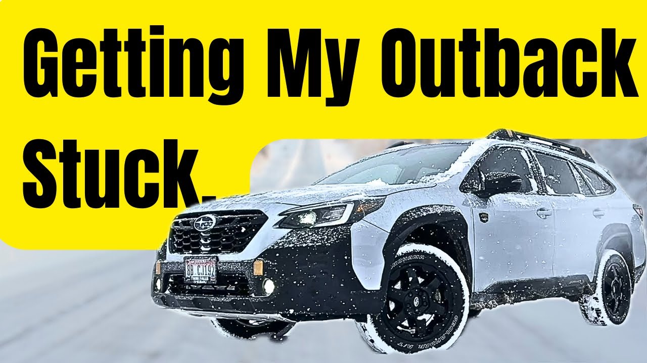 Outback Wilderness Gets Stuck/Unstuck in Unplowed Snow.