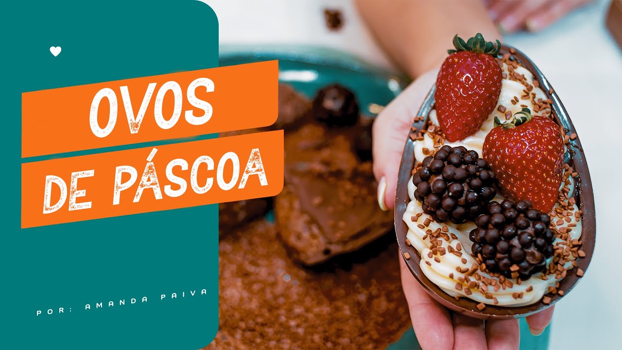 OVO DE PÁSCOA DE COLHER FÁCIL | 3 SABORES | MINI CURSO | CULINÁRIA DESCOMPLICADA