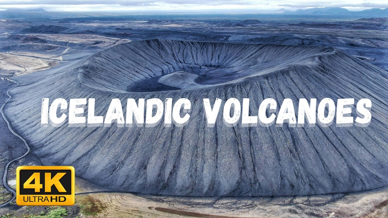 Icelandic Volcanoes in 4K | Stunning Nordic Landscapes