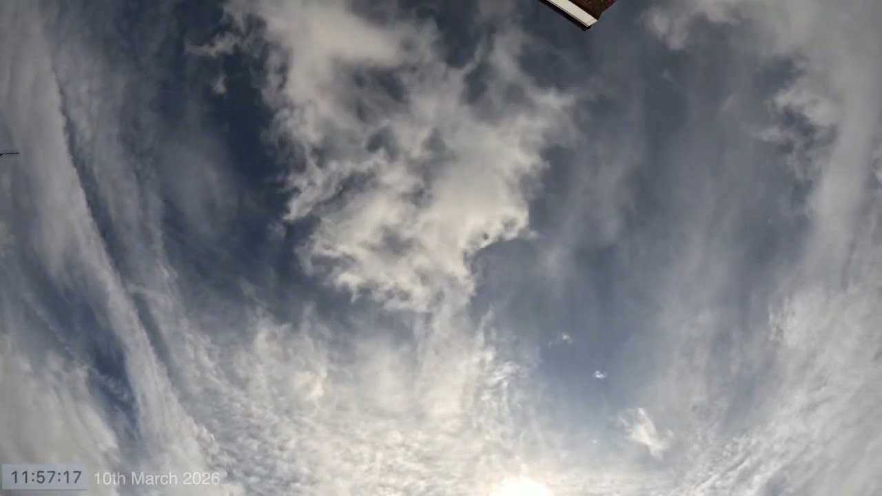 Daytime Sky Time Lapse 10th March 2026