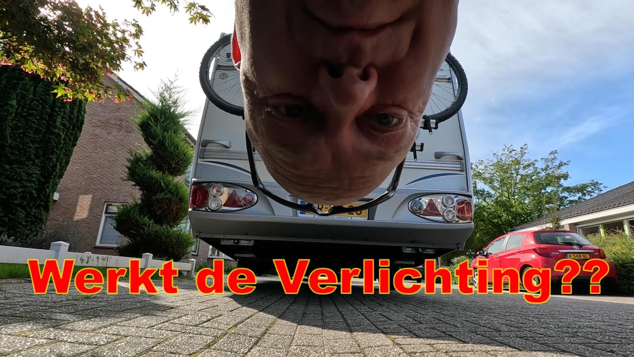 Werkt de verlichting en Koelkast in de caravan nu wel? Vertrek van de camping, einde Seizoen.😥😥
