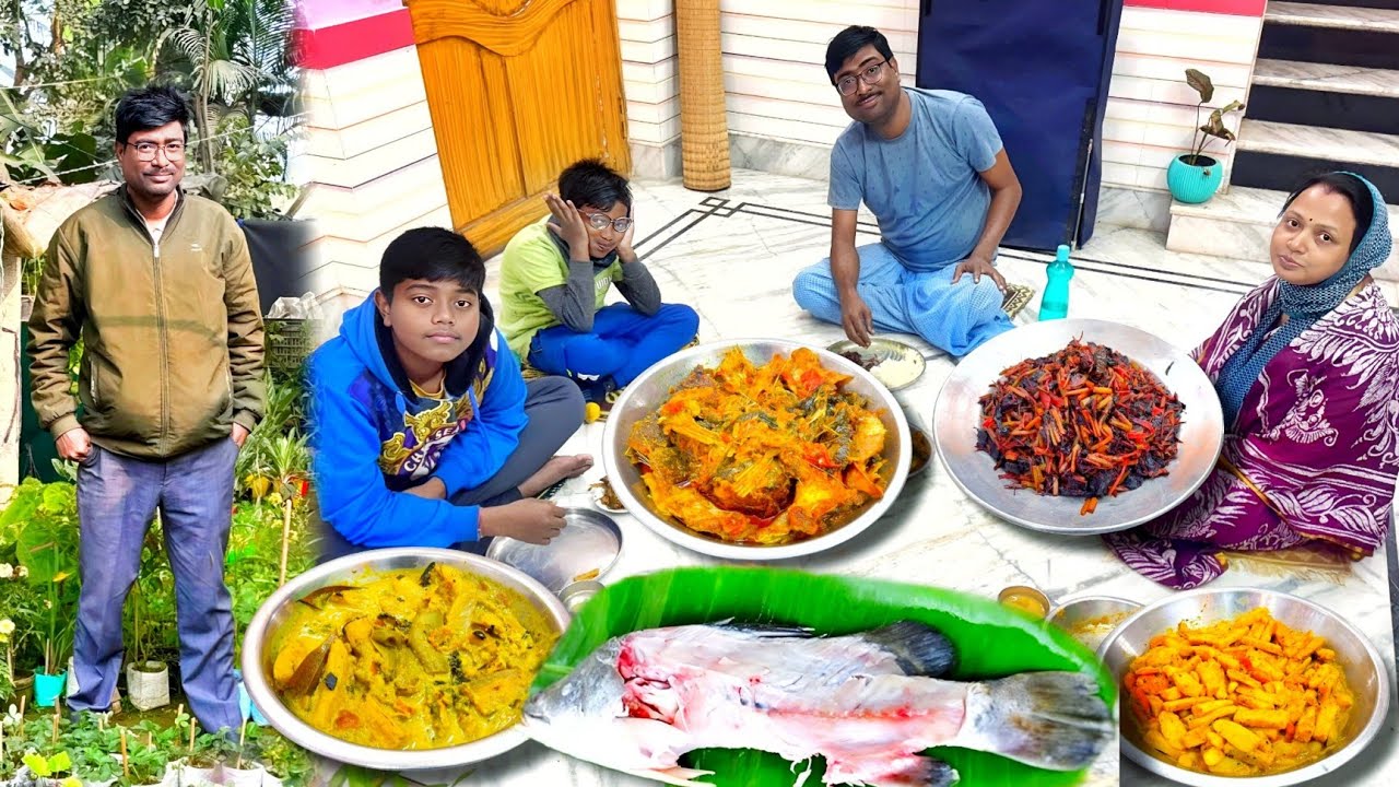 ভেটকী মাছের কাঁটা চচ্চড়ি,চিংড়ি দিয়ে শোলা কচু,লাল শাক ভাজা,শুক্তো রান্না হল।বাগানে টবে গাছ লাগালাম