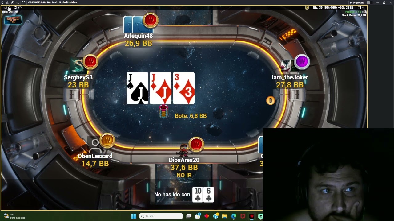 winamax torneo 12k cassiopeia ko space aj contra 55 mesa final