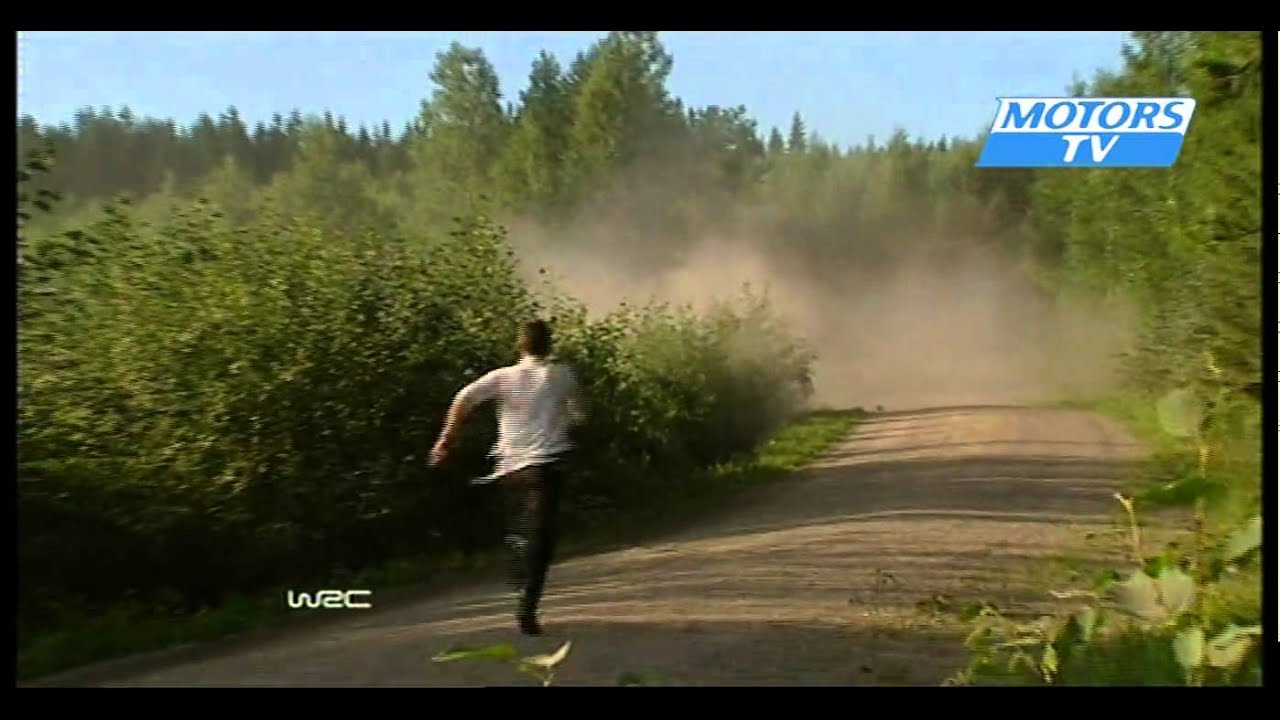 Crashes from first and second days Rally Finland WRC 2011