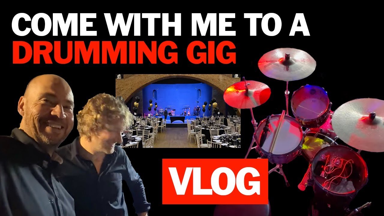 DAY IN THE LIFE AS A DRUMMER - gig VLOG