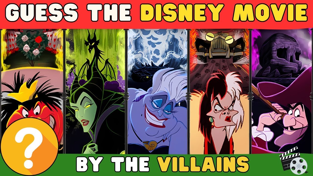 DISNEY VILLAIN QUIZ - How many villains do you know?