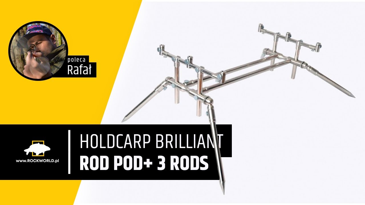 Holdcarp Brilliant Rod Pod+ 3 Rods