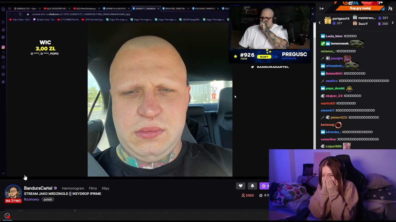 REKACJA KASIX NA BANDURĘ BEZ BRWI