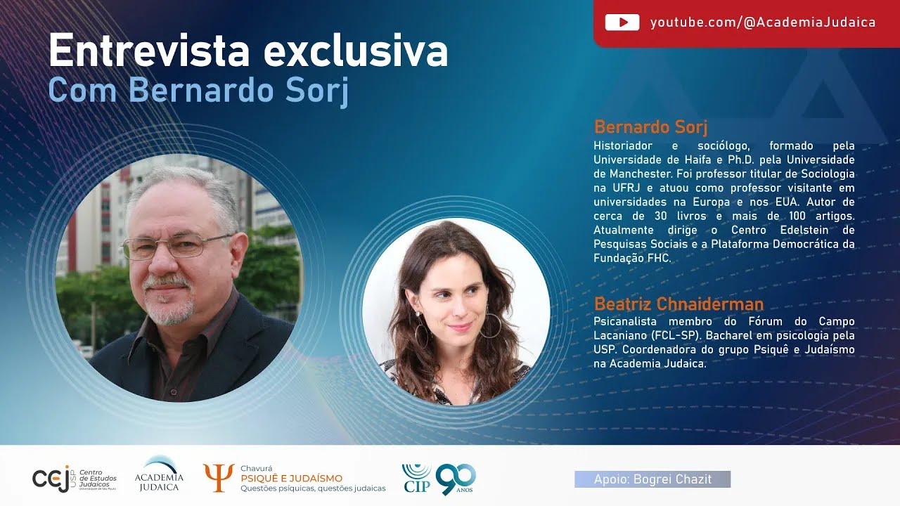 Entrevista com Personalidade Israelense | convidado Bernardo Sorj