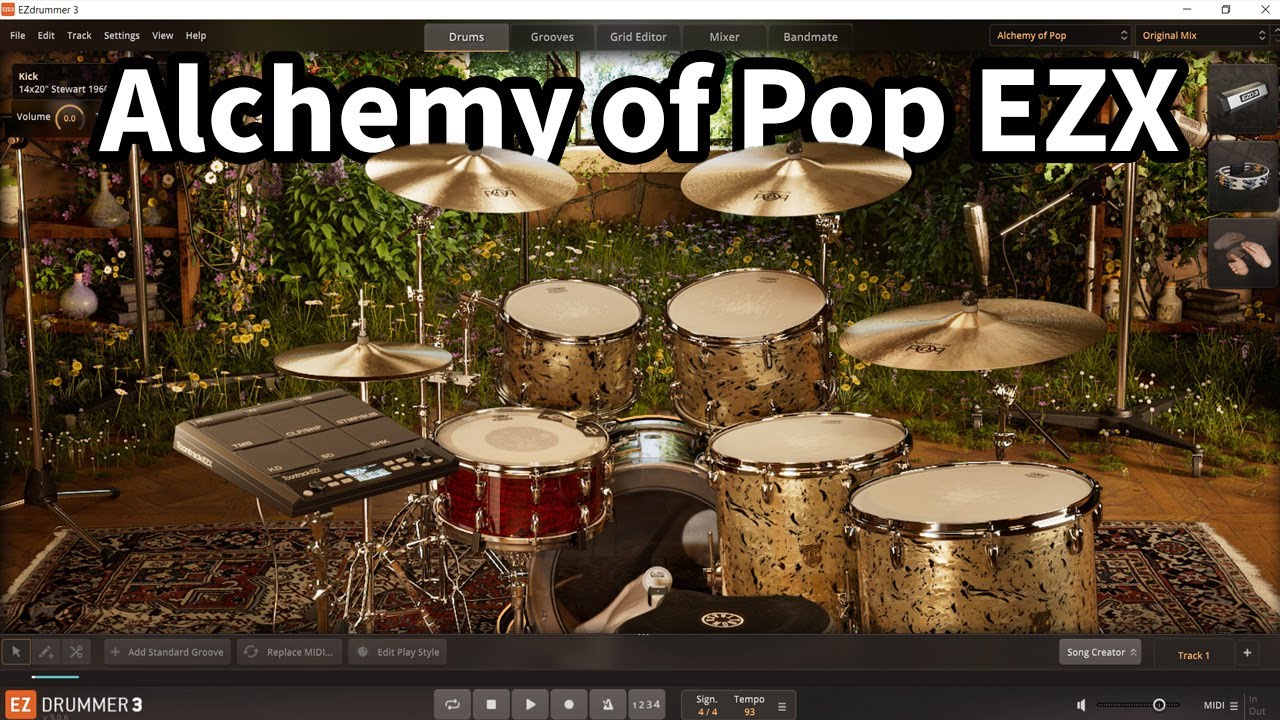 Toontrack EZDrummer 3 Alchemy of Pop EZX All Presets DEMO