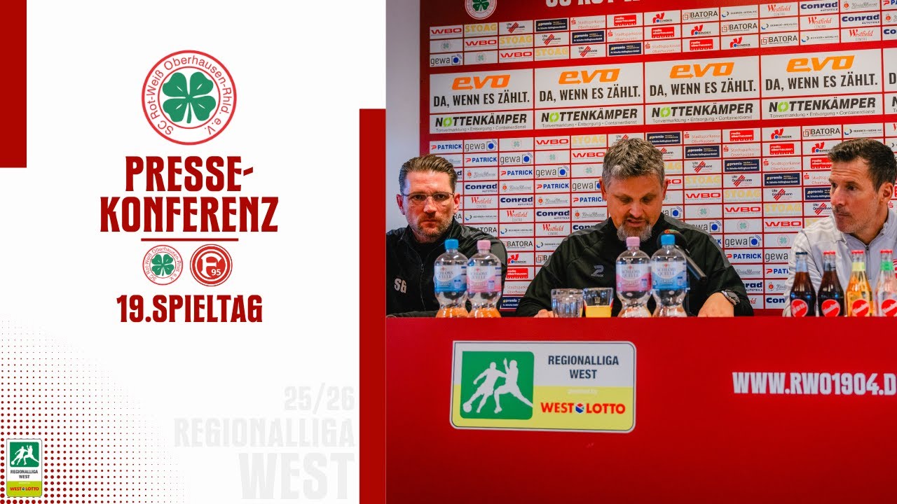 Pressekonferenz RWO - Fortuna Düsseldorf U23