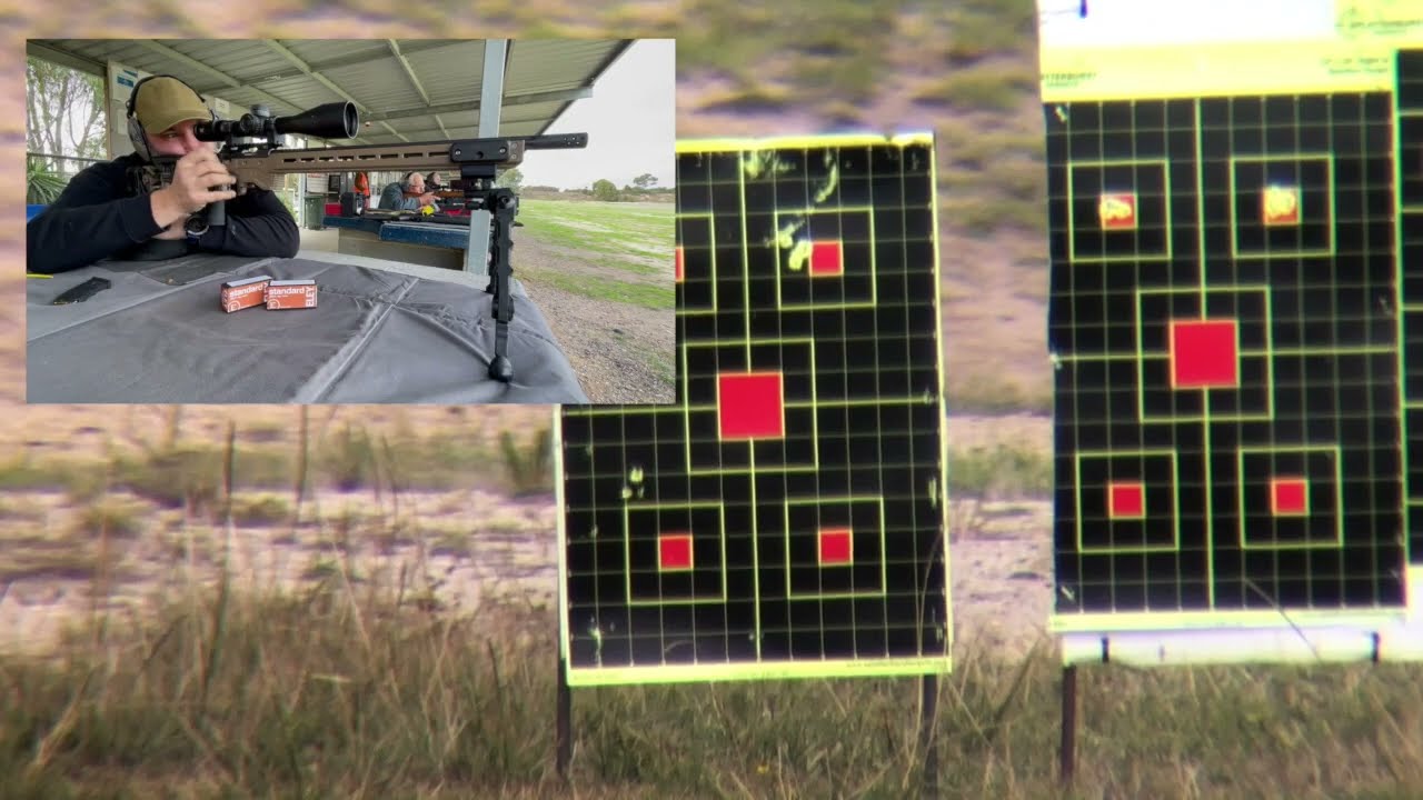 CZ457 LRP 22LR - Eley Standard vs Sport vs Match ammo Test at 100m.