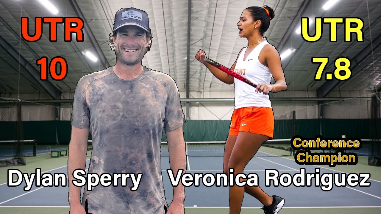 UTR 8 Girl vs UTR 10 Guy// Florida A&M Player