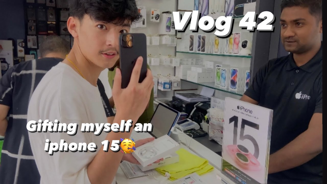 Gifting myself an iPhone 15🥹🥳||Mom’s reaction 😱|| Day full of enjoyment ✨|| vlog42||