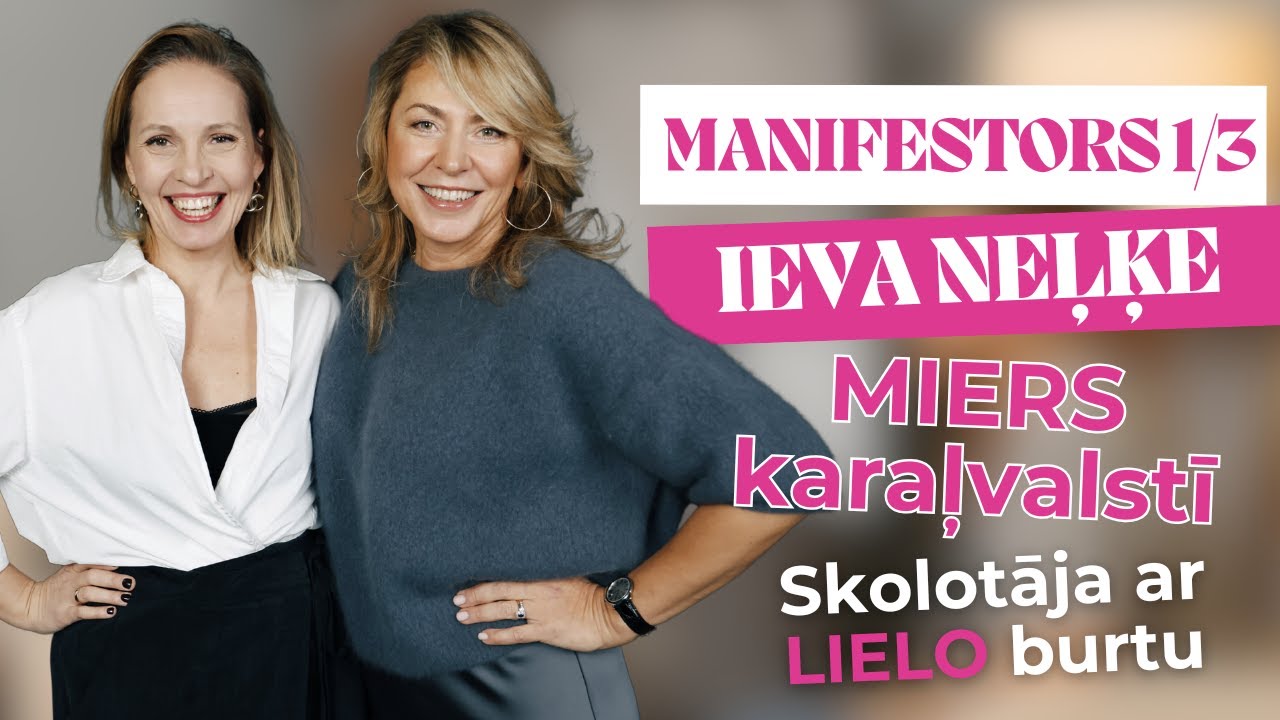 Ieva Neļķe Manifestors 1/3: Sejas pašmasāžu programmu karaliene un skolotāja talants