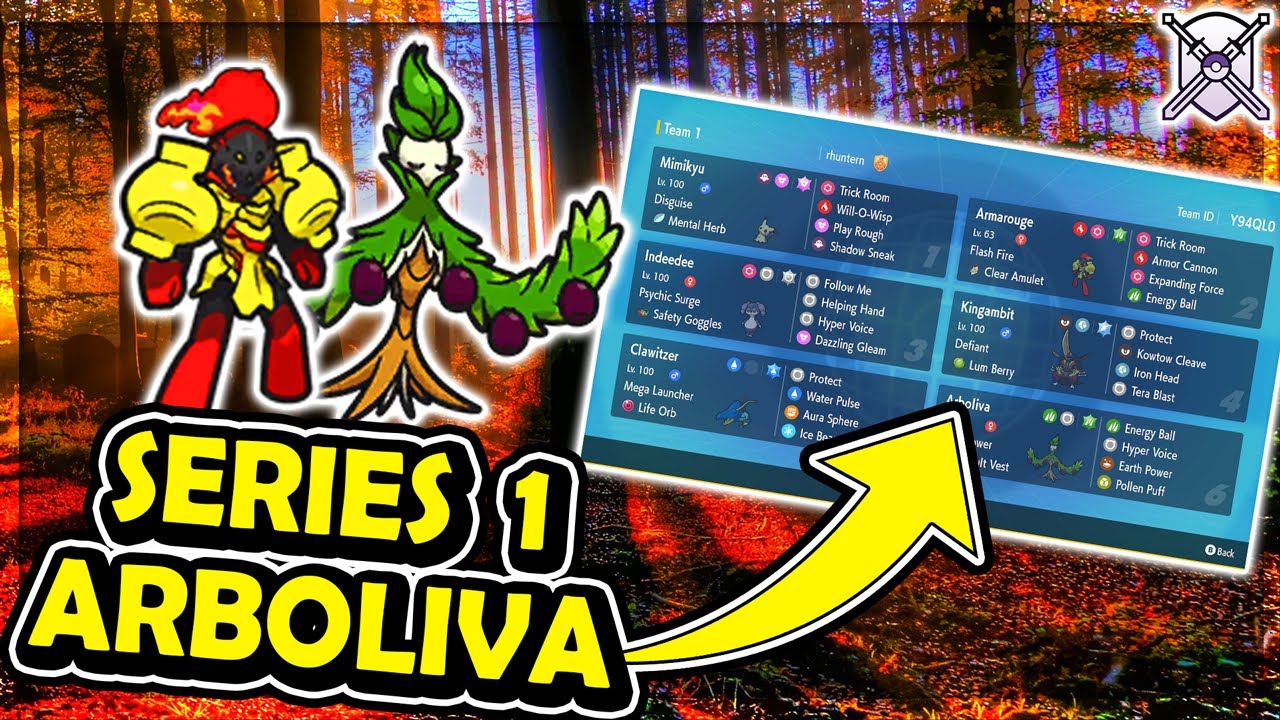 SERIES 1 ARBOLIVA TEAM | VGC 2023 | Pok&eacute;mon Scarlet & Violet - Pokesports