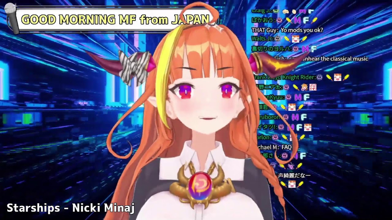 Kiryu Coco sings Starships