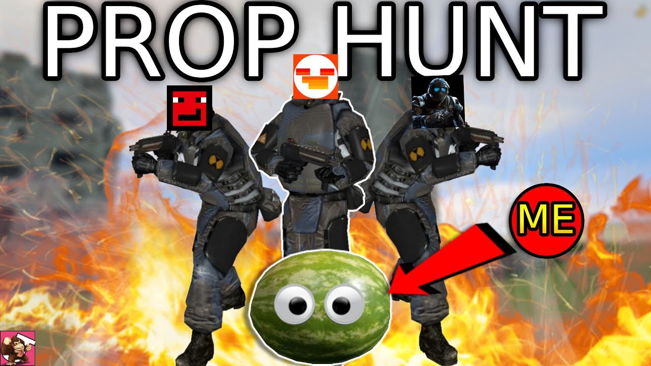 Prop Hunt but its COMPLETE CHAOS! | Feat. @Hewtz @Nelty. @burkz444