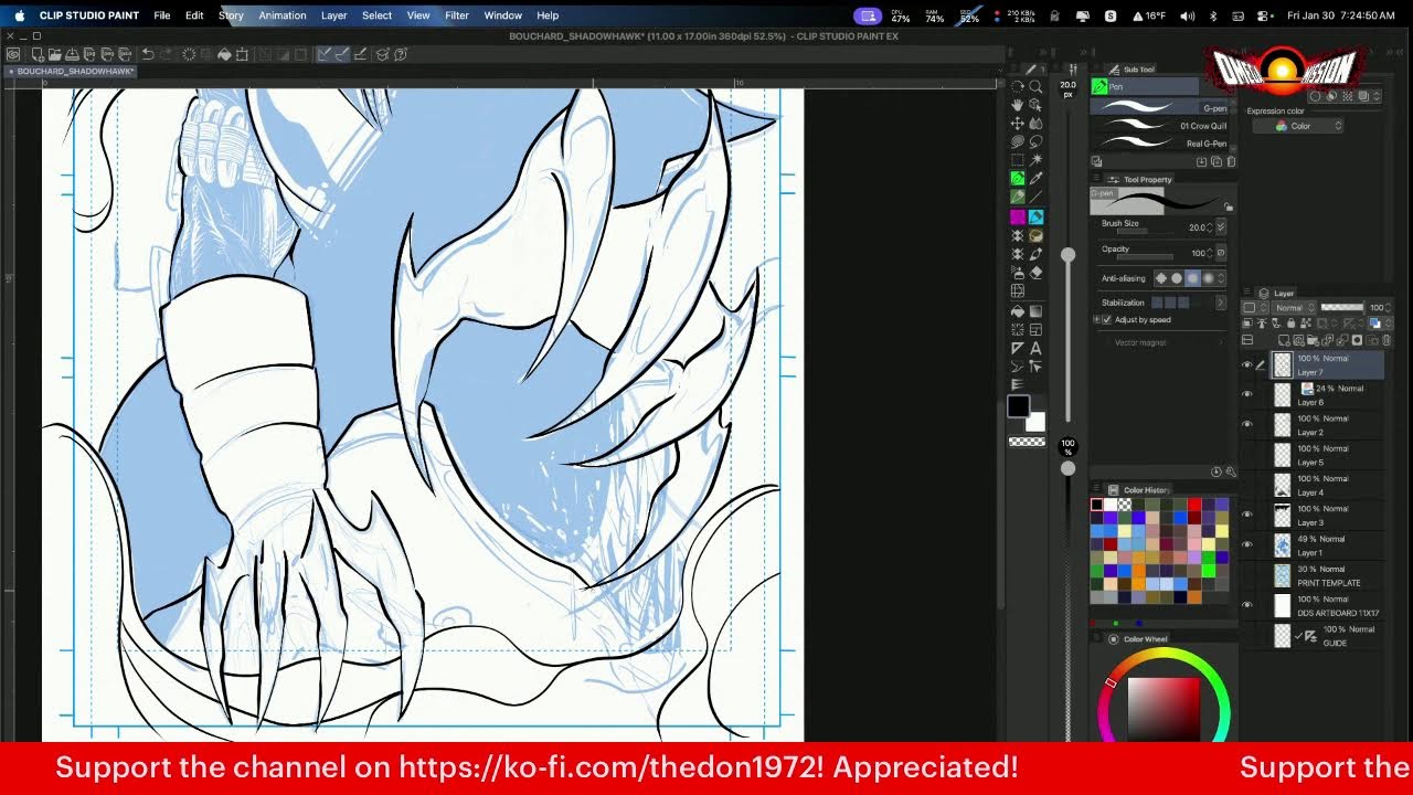 I'M AWAKE. TIME TO DRAW.