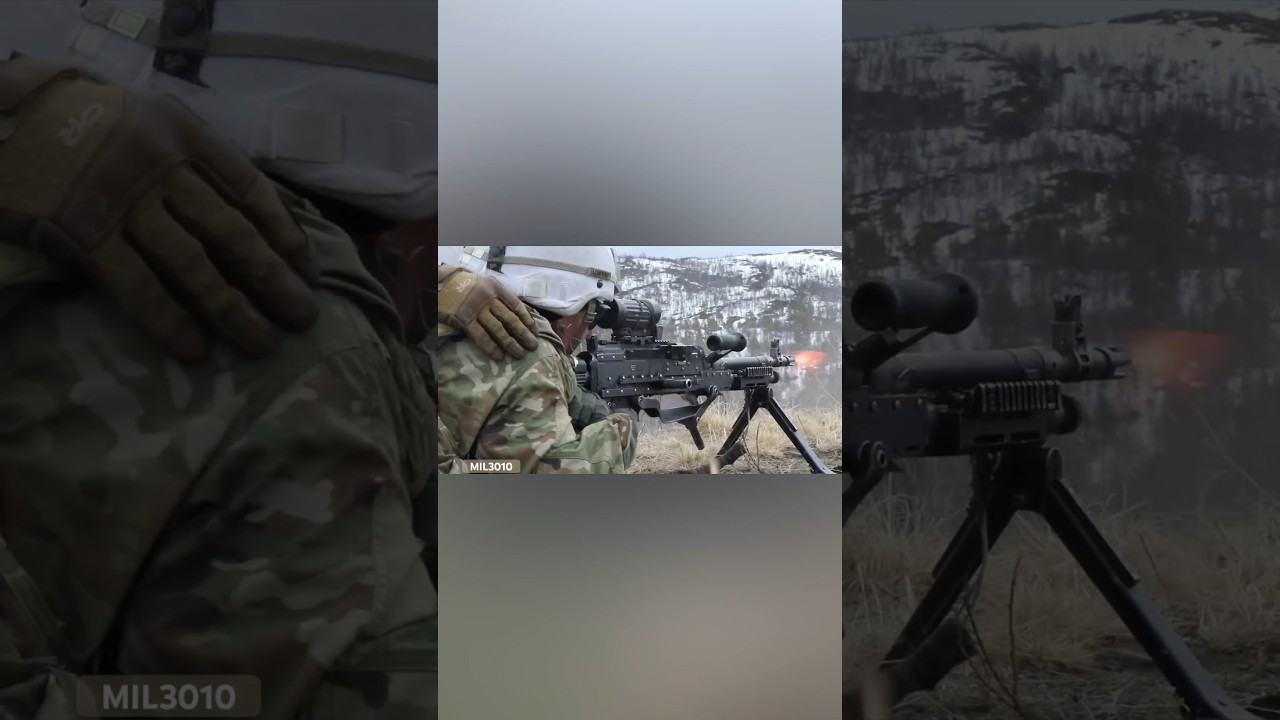 U.S. Army soldiers during live-fire exercises in Norway, NATO.