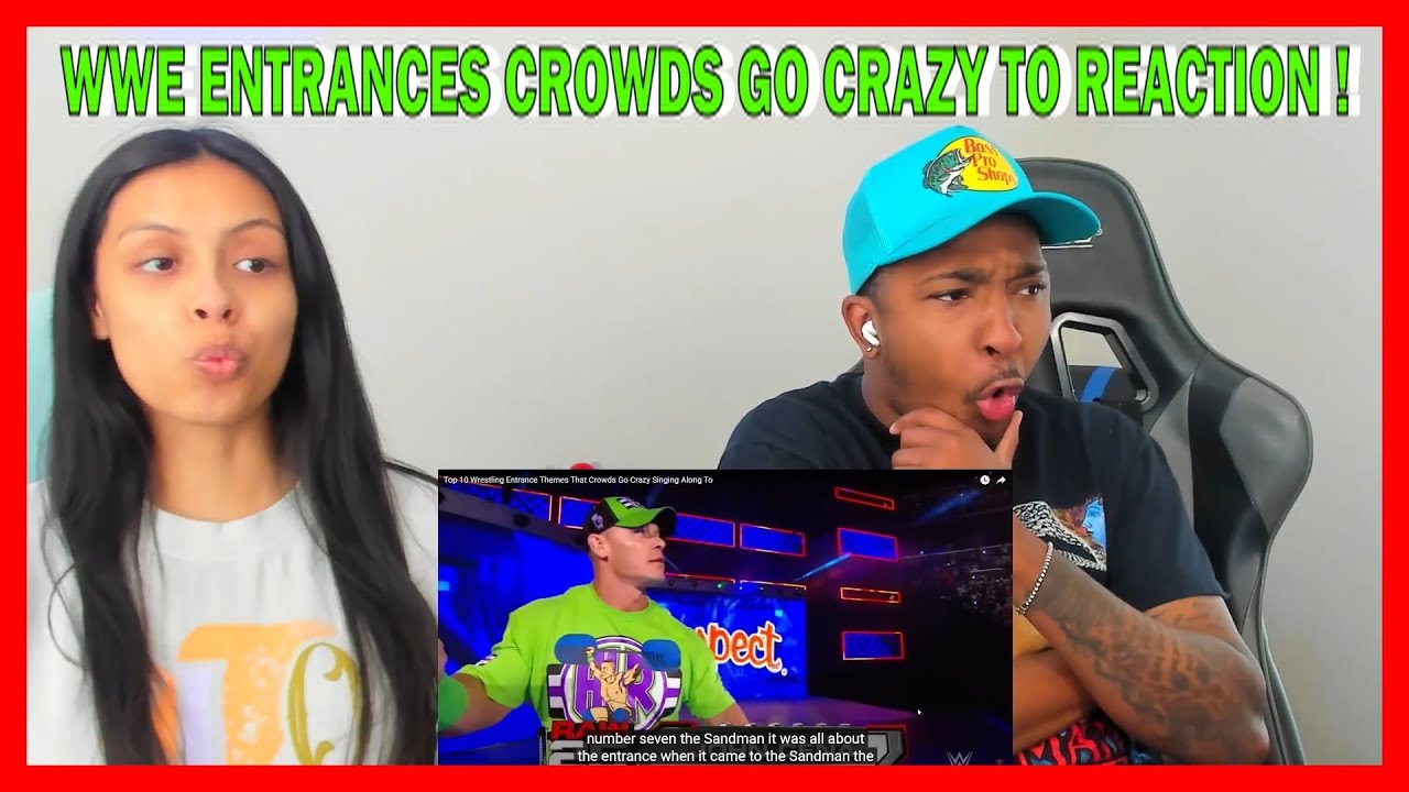 Top 10 Wrestling Entrance Themes That Crowds Go Crazy Singing Along To - REACTION!!