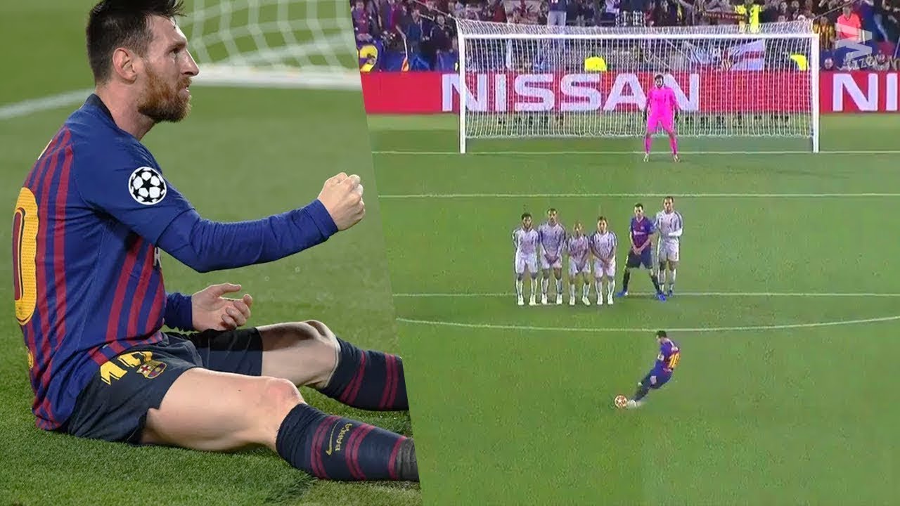 9 Cobranças de Faltas insanas de Lionel Messi!