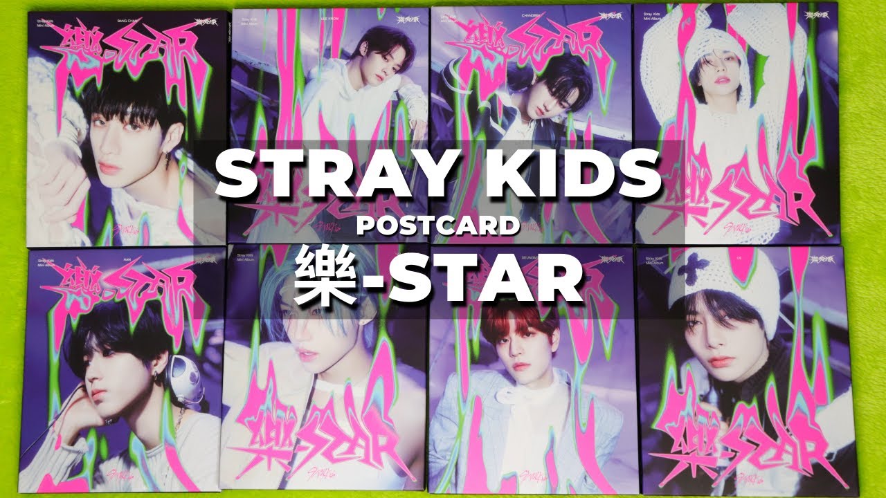 Распаковка STRAY KIDS - RockStar OT8 Postcard | НЕ ПОЛОЖИЛИ КАРТУ😭 樂-Star ВСЕ МЕМБЕРЫ