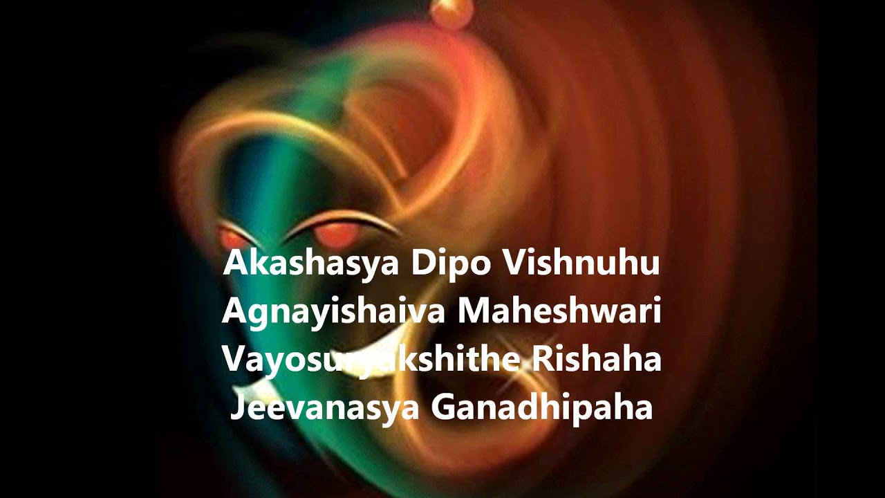Vakratunda Mahakaaya   Ganesh Mantra!! Full !