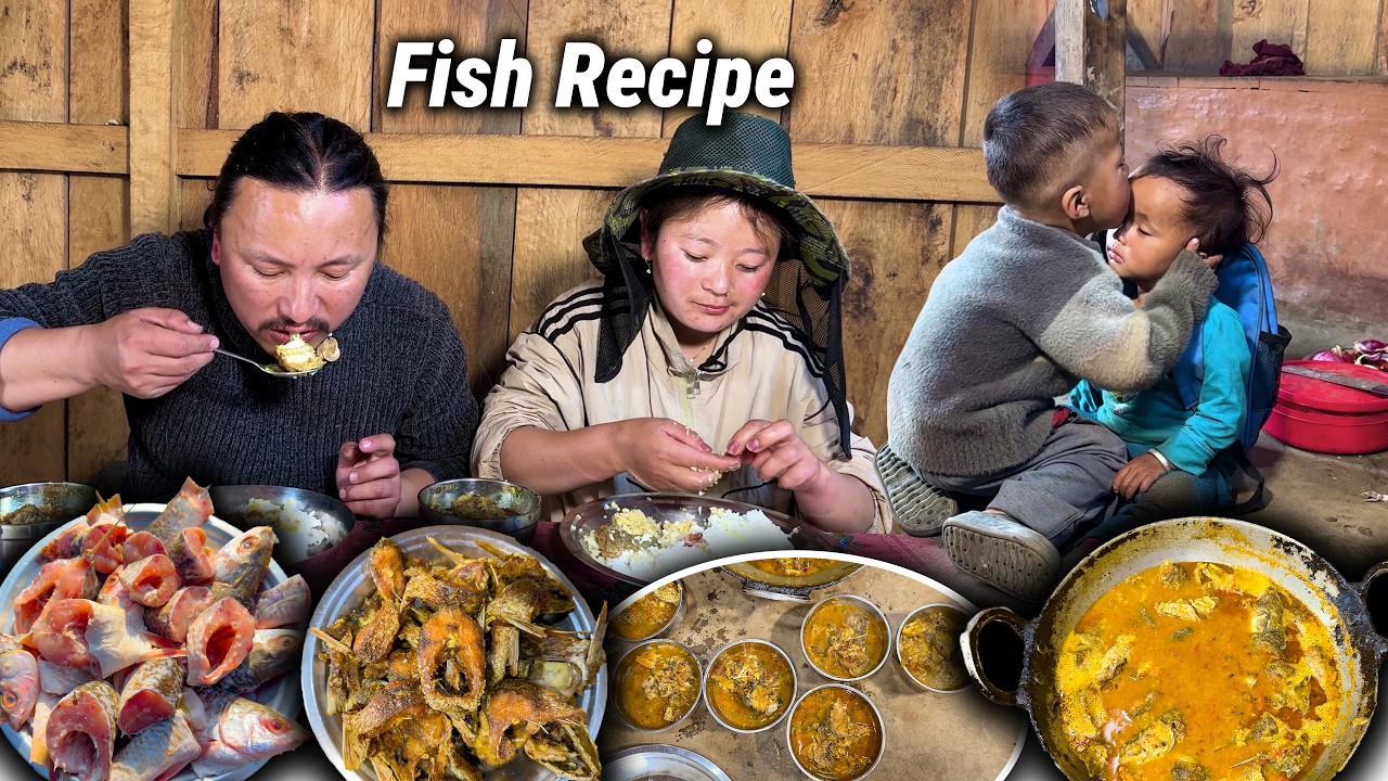 MASALA FISH CURRY Village Style आज माछा को तरकारी सँग भात खाइयो New Nepali Village Food vlog