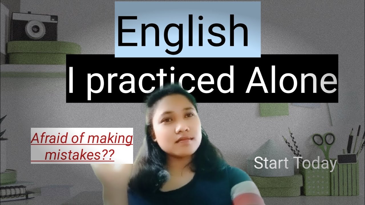 How I Started speaking English Alone! Take Action Start speaking Today💪
