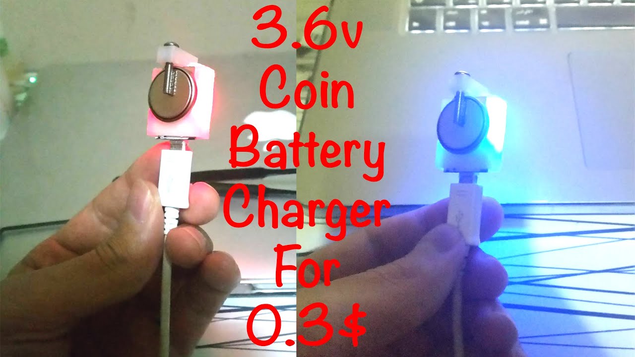 DIY Coin Cell Battery Charger For 0.3$ (For Rechargeable Batteries Only)