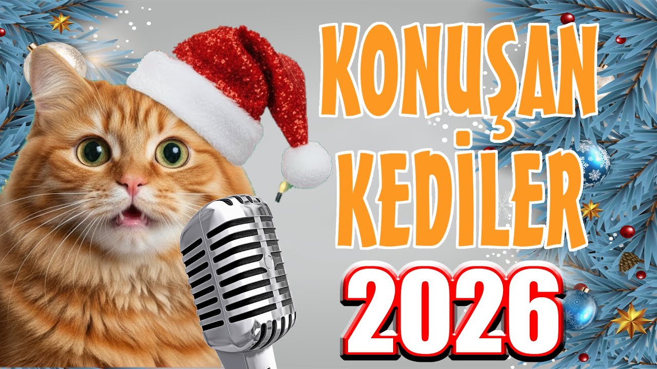 Konuşan Kediler Yeni Yıl Şarkısı 2026 🎄 Komik Kedi Videoları | Pati TV