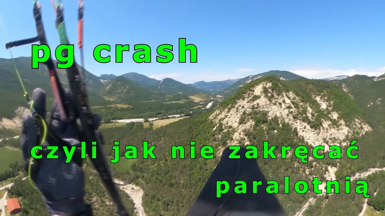 Jak nie zakręcać paralotnią ?