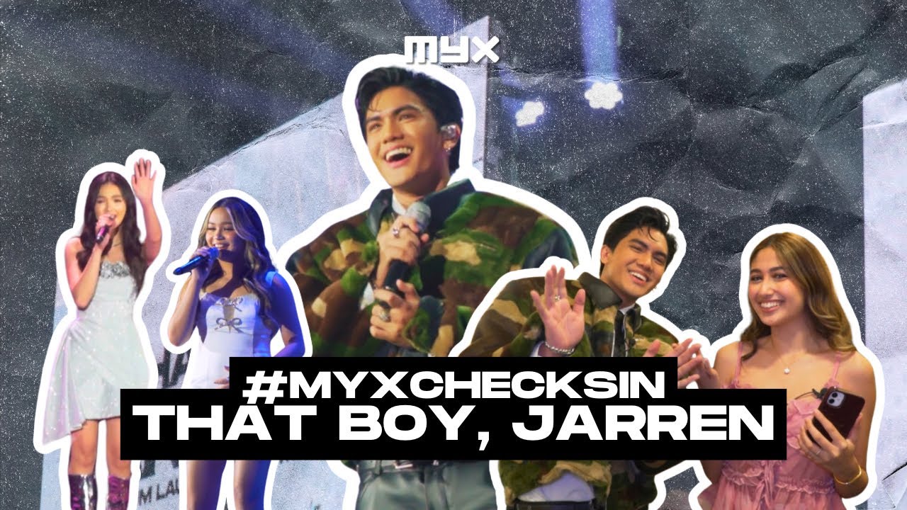 #MYXChecksIn at ‘That Boy, Jarren’ launch with VJ Eya | #MYXChecksIn