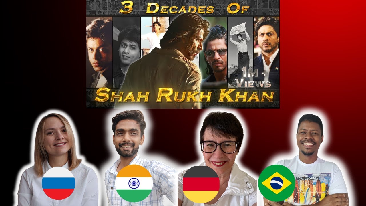 Foreigners Reacts To 3 Decades Of SRK