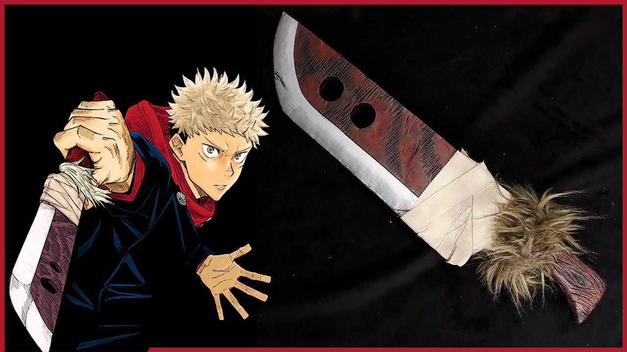 Tutorial: Cómo hacer la espada de Yuji Itadori | Jujutsu Kaisen | (Tozama) | PATRONES GRATIS