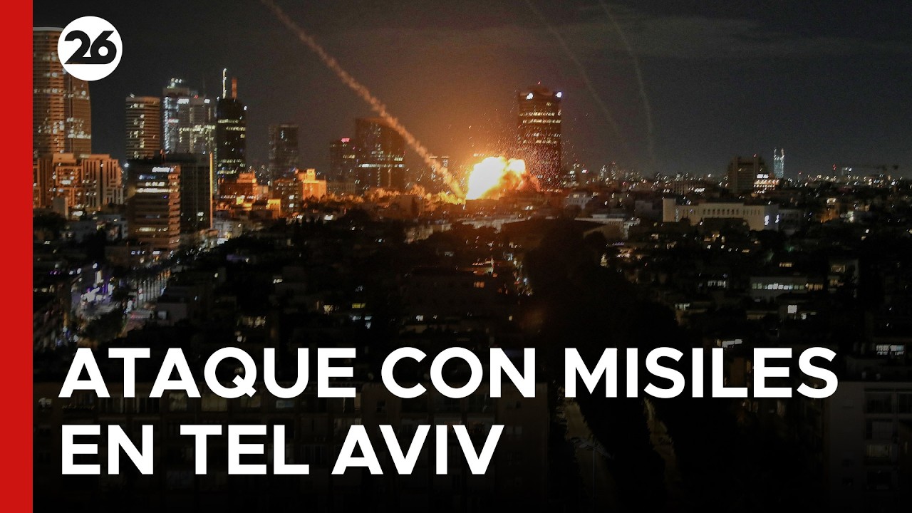 🚨 EN VIVO - ISRAEL | Caen misiles sobre Tel Aviv que fueron lanzados desde Ir&aacute;n