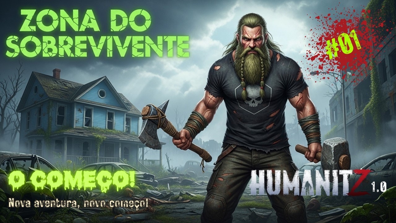 HumanitZ 1.0 Cap.01: A Saga de Björn! Novo Jogo, Novas Regras e Desafio Total.