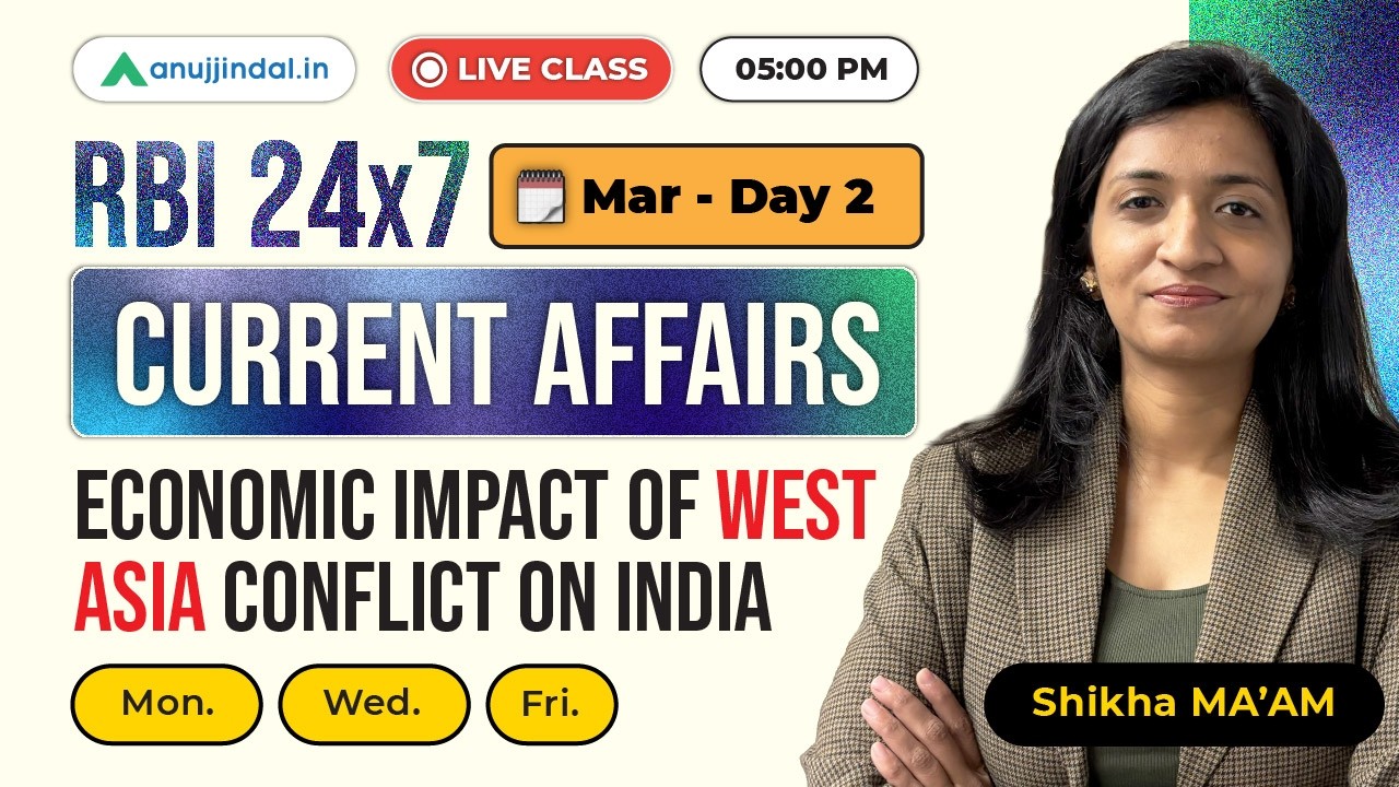 Finance Current Affairs March Day 2 | GA | RBI 247 Anuj Jindal  | RBI Grade B Preparation 2026
